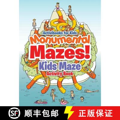 【3-4周达】Monumental Mazes! Kids Maze Activity Book [9781683215455]