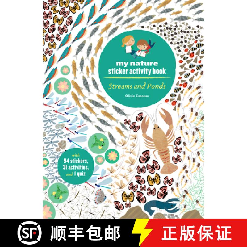 【2-3周达】Streams and Ponds: My Nature Sticker Activity Book [9781616899042]