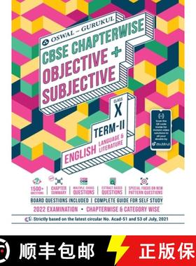 【3-4周达】English Chapterwise Objective + Subjective for CBSE Class 10 Term 2 Exam [9789392563034]