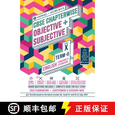 【3-4周达】English Chapterwise Objective + Subjective for CBSE Class 10 Term 2 Exam [9789392563034]