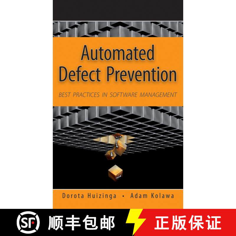 【3-4周达】精装 Automated Defect Prevention: Best Practices In Software Management [Wiley计算机] [9780470042120]