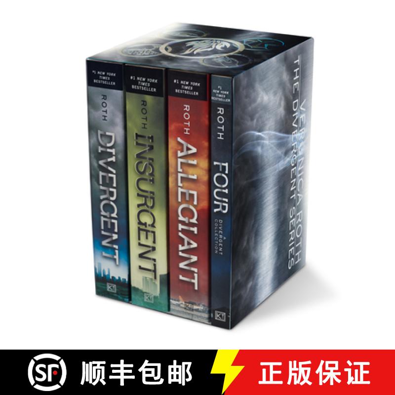 【3-4周达】Divergent Series Set: Divergent, Insurgent, Allegiant, Four [9780062421371]
