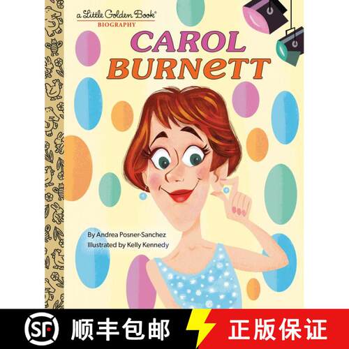 【3-4周达】精装 Carol Burnett: A Little Golden Book Biography [9780593481912]