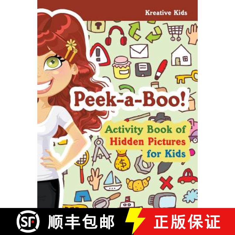 【3-4周达】Peek-a-Boo! Activity Book of Hidden Pictures for Kids [9781683770206]