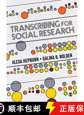 【3-4周达】Transcribing for Social Research [9781446247044]