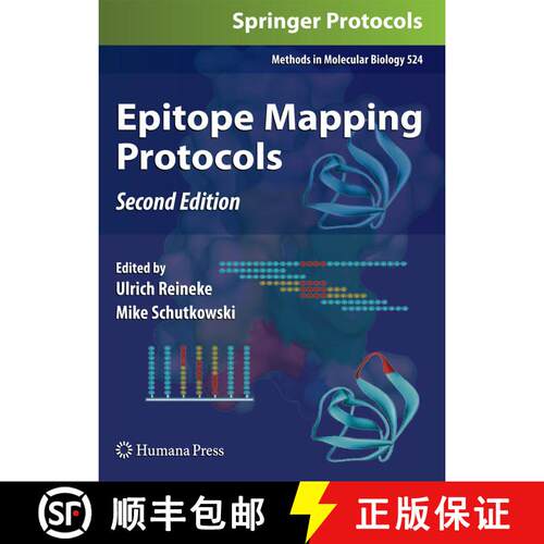 【3-4周达】Epitope Mapping Protocols (2nd ed. 2009) [9781617379246]