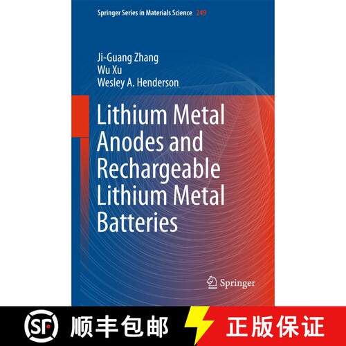 【3-4周达】精装 Lithium Metal Anodes and Rechargeable Lithium Metal Batteries (1st ed. 2017) [9783319440538]