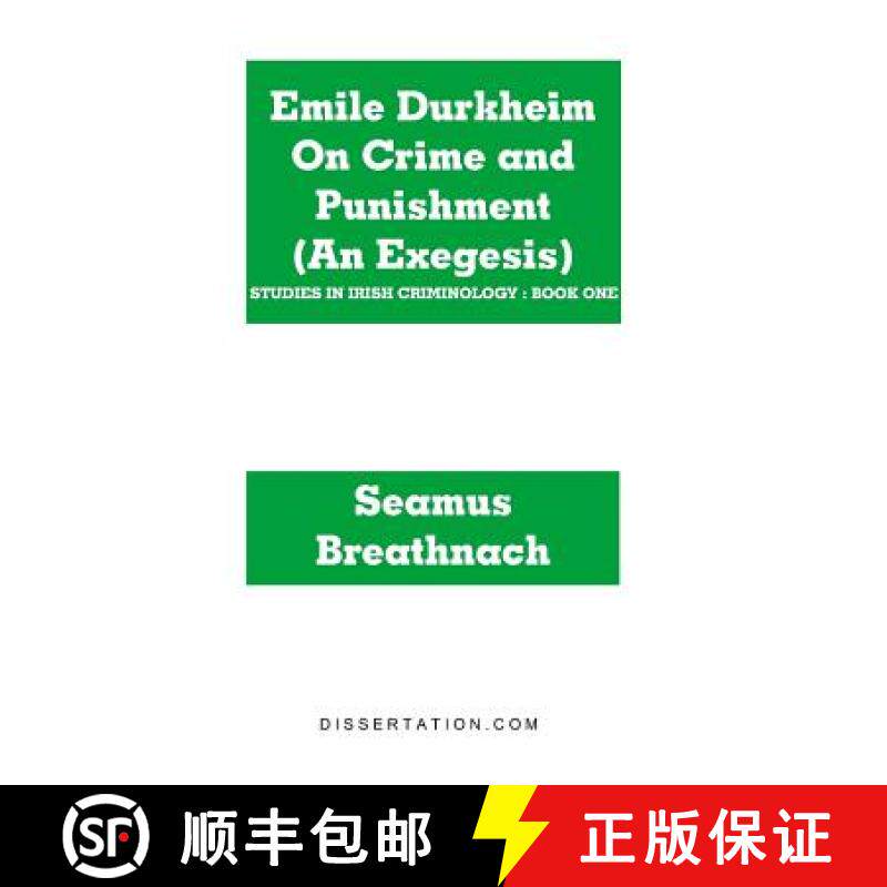 【3-4周达】Emile Durkheim On Crime and Punishment (An Exegesis) [9781581121544]