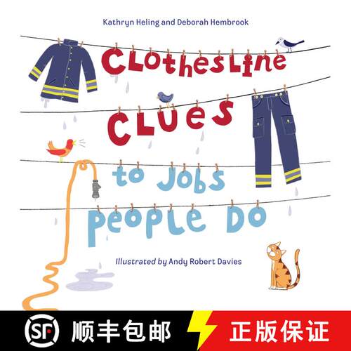 【3-4周达】精装 Clothesline Clues to Jobs People Do [9781580892513]