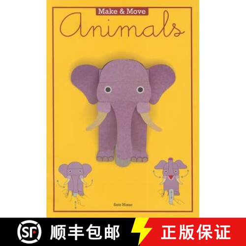 制作和活动：动物 Make and Move: Animals: 12 Moving Paper Puppets to Press Out and Play [9781780677415]