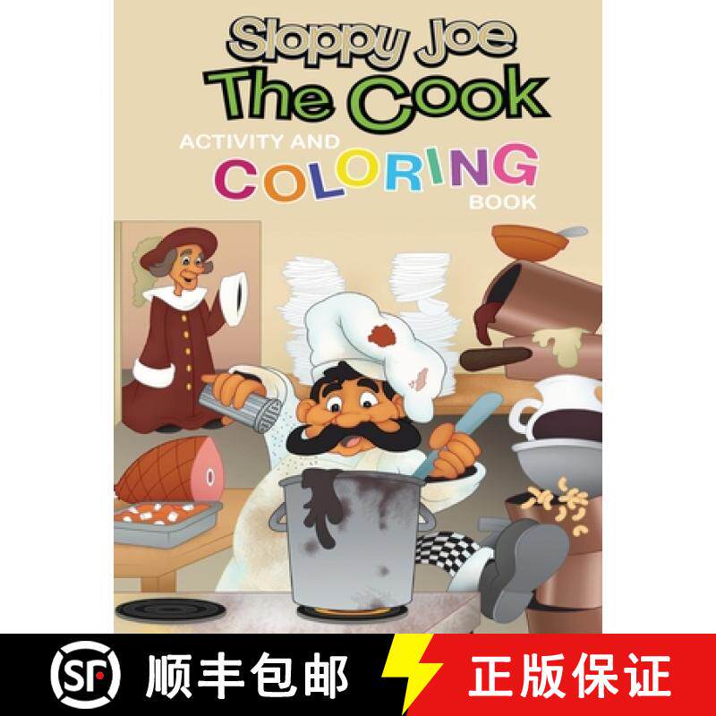【3-4周达】Sloppy Joe the Cook Activity and Coloring Book [9798218497651]