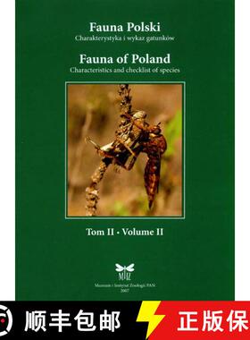 预订 Fauna of Poland: Characteristics and Checklist of Species, Volume 2 [9788388147074]