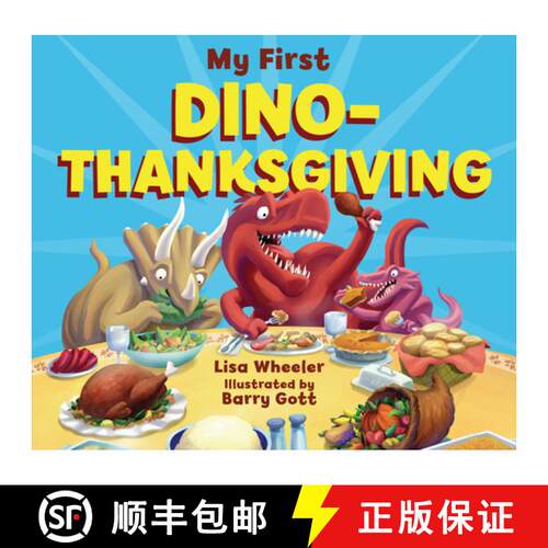 【3-4周达】精装 My First Dino-Thanksgiving [9798765623107]