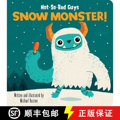 【3-4周达】Picture Board Book Square Fsc Mix Not-So-Bad Guys: Snow Monster! [9798384600589]
