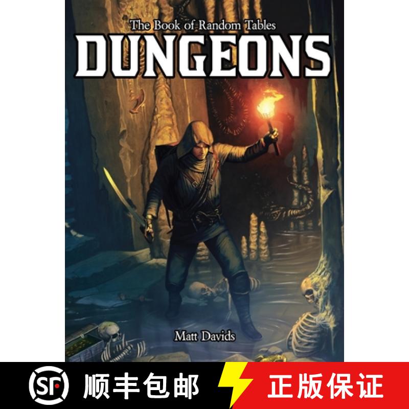 【2-3周达】The Book of Random Tables: Dungeons: Generate Dungeons for Fantasy Tabletop RPGs [9781952089268]