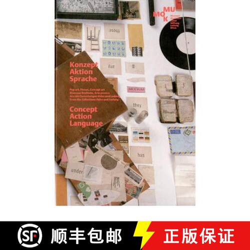【3-4周达】精装 Concept Action Language: Pop Art, Fluxus and Concept Art from the Collections Hahn an... [9783865608857]