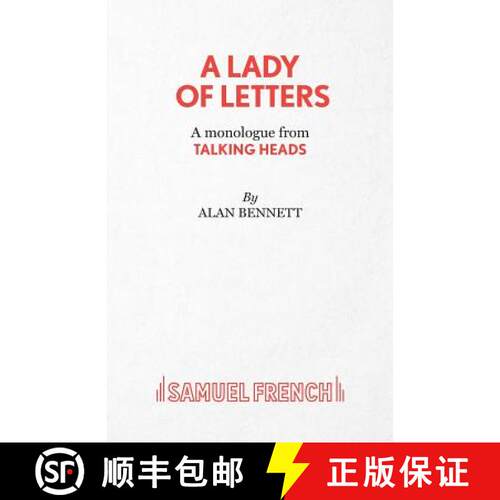 【3-4周达】A Lady of Letters - A monologue from Talking Heads [9780573033841]