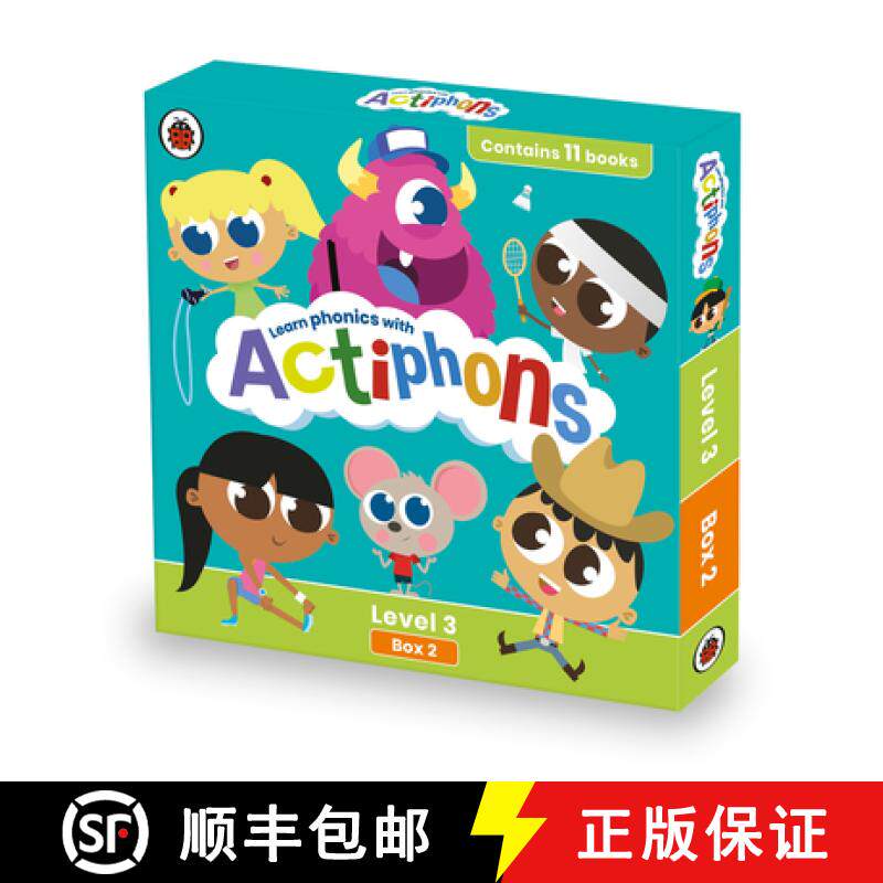 Actiphons Level 3 Box 2: Books 9-19 : Learn phonics and get active with Actiphons! [9780241488744]