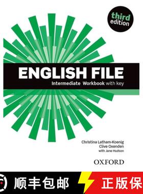【3-4周达】English File, 3rd Edition Intermediate: Workbook with Key [9780194519847]
