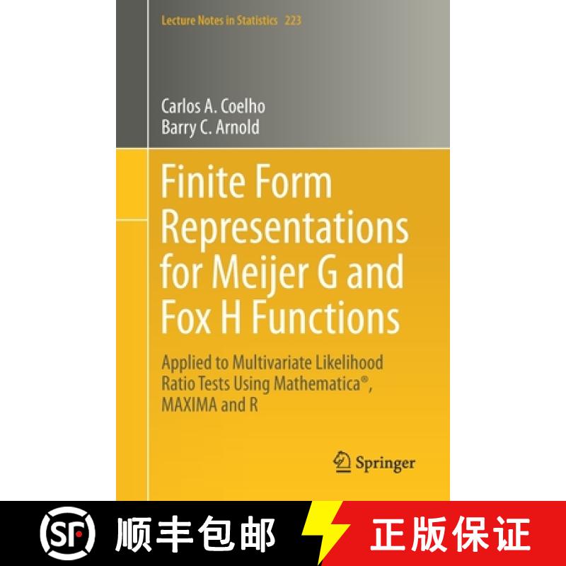 【3-4周达】Finite Form Representations for Meijer G and Fox H Functions: Applied to Multivariate Like... [9783030287894]