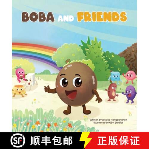 【3-4周达】精装 Boba and Friends: A Children's Book About Exploring the World and Making New Friends [9798989424719]