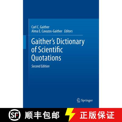 【3-4周达】Gaither's Dictionary of Scientific Quotations: A Collection of Approximately 27,000 Quotat... [9781493938810]