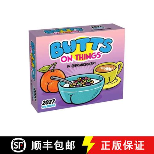 【3-4周达】Butts on Things 2027 Day-to-Day Calendar [9798881607647]