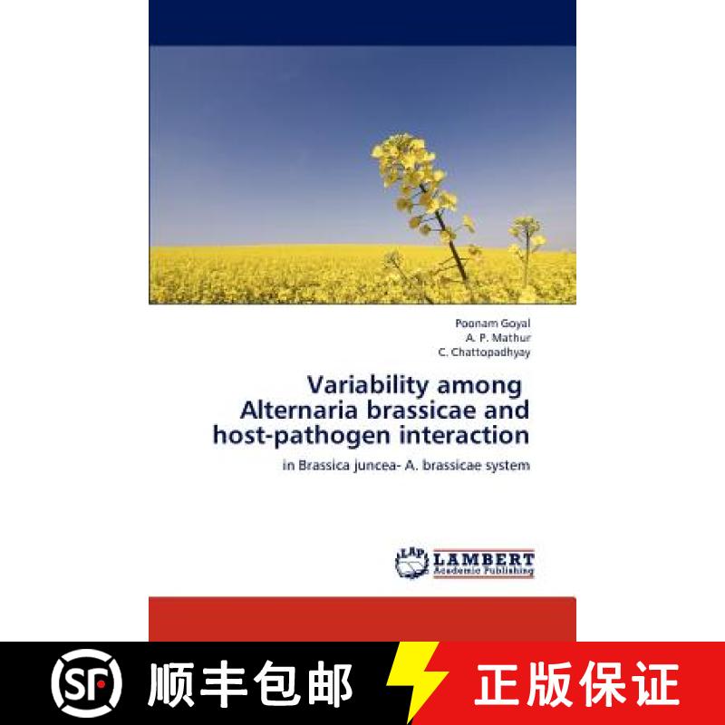 预订 Variability among   Alternaria brassicae and host-pathogen interaction [9783659196485]