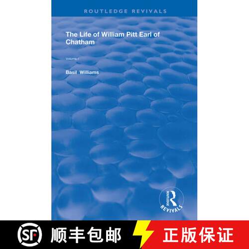 【3-4周达】The Life of Wiliam Pitt Earl of Chatham: Volume 1 [9780367175467]