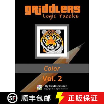 【3-4周达】Griddlers Logic Puzzles: Color: Nonograms, Griddlers, Picross [9789657679258]
