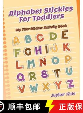 【3-4周达】Alphabet Stickies For Toddlers: My First Sticker Activity Book [9781683053828]