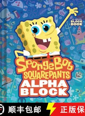 【3-4周达】Spongebob Squarepants Alphablock (an Abrams Block Book) [9781419740596]