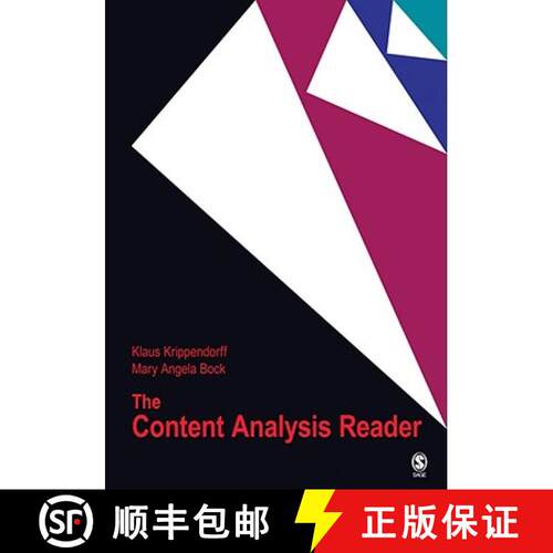 【3-4周达】The Content Analysis Reader [9781412949668]