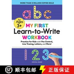 【3-4周达】My First Learn-to-Write Workbook: Practice for Kids with Pen Control, Line Tracing, Letter... [9781641526272]