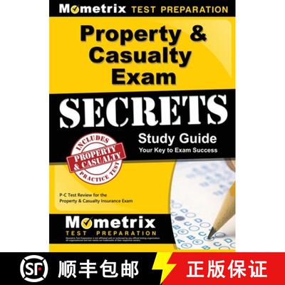 【3-4周达】精装 Property & Casualty Exam Secrets Study Guide: P-C Test Review for the Property & Casu... [9781516708338]