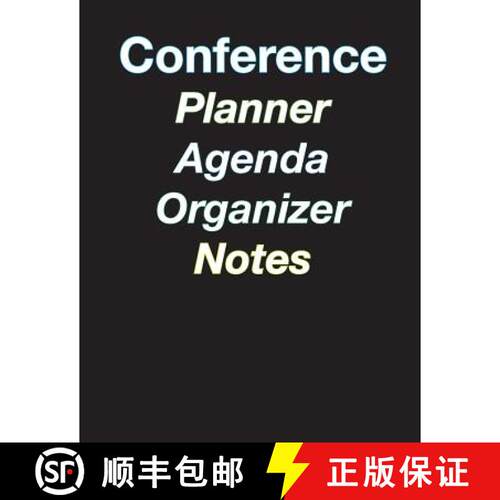 【3-4周达】Large Color Coded 5-Day Conference Planner/Organizer/Agenda/Note-Taking - 8.5 x 11 - 44 pages [9781941775301]