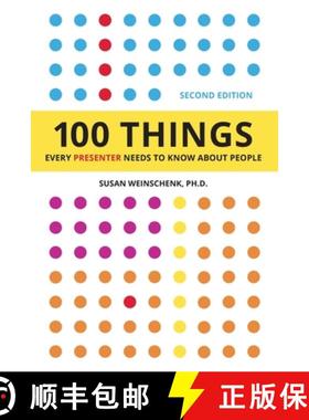 【3-4周达】100 Things Every Presenter Needs To Know About People [9781963902020]