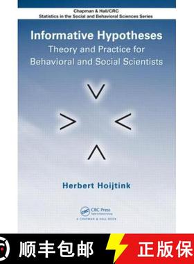 【3-4周达】Informative Hypotheses: Theory and Practice for Behavioral and Social Scientists [9781439880517]