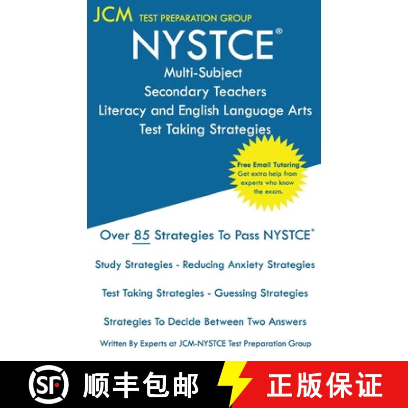 【3-4周达】NYSTCE Multi-Subject Secondary Teachers Literacy and English Language Arts - Test Taking S... [9781647689377]