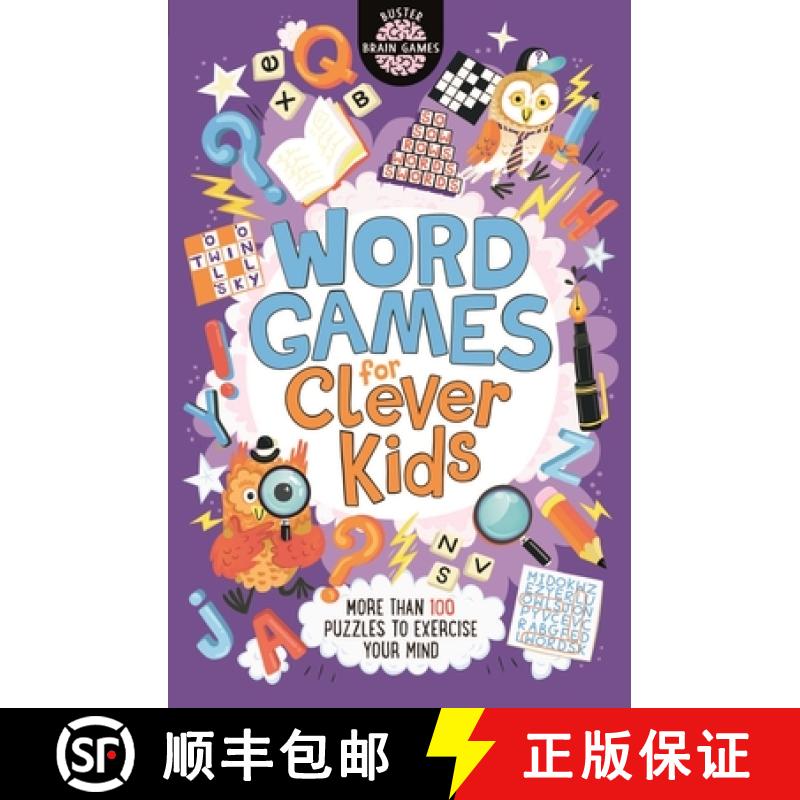【2-3周达】Word Games for Clever Kids (R) [9781780554730]