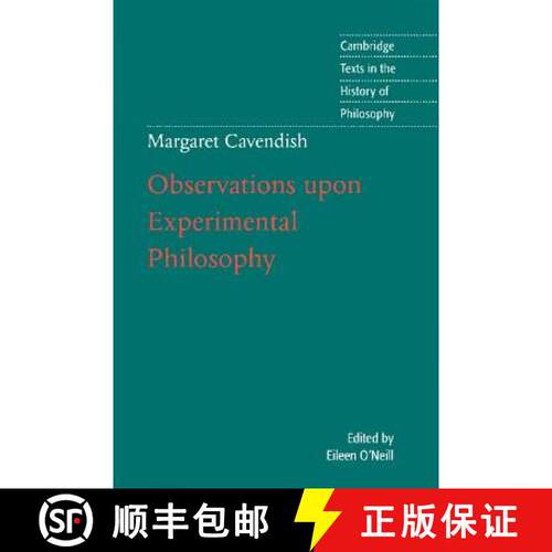 【3-4周达】Margaret Cavendish: Observations upon Experimental Philosophy: - Margaret Cavendish: Obser... [9780521776752]