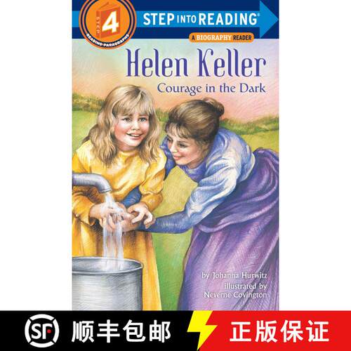 现货 海伦·凯勒 黑暗中的勇气 Helen Keller Courage In The Dark: Step Into Reading 4 [9780679877059]