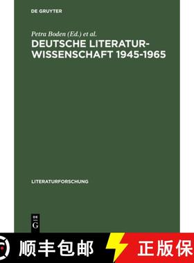 预订 Deutsche Literaturwissenschaft 1945-1965: Fallstudien zu Institutionen, Debatten, Personen [9783050029306]