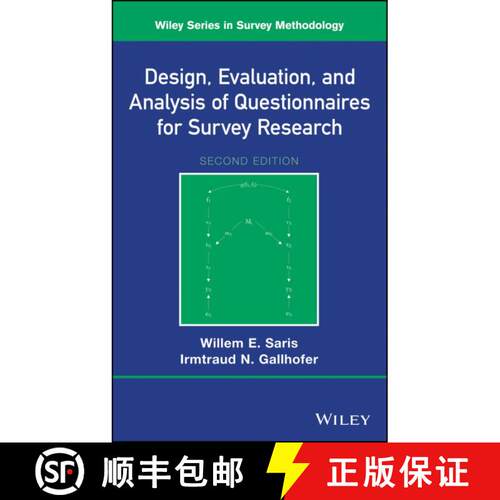 【3-4周达】精装 Design, Evaluation, And Analysis Of Questionnaires For Survey Research, Second Editio... [9781118634615]