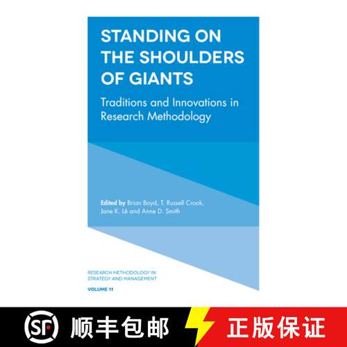 【3-4周达】精装 Standing on the Shoulders of Giants – Traditions and Innovations in Research Methodo... [9781787563360]