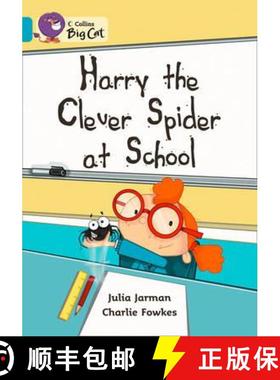 现货 Collins Big Cat - Harry the Clever Spider at School Workbook [9780007470105]