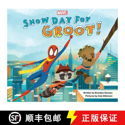 【3-4周达】精装 Snow Day for Groot! [9781368000703]