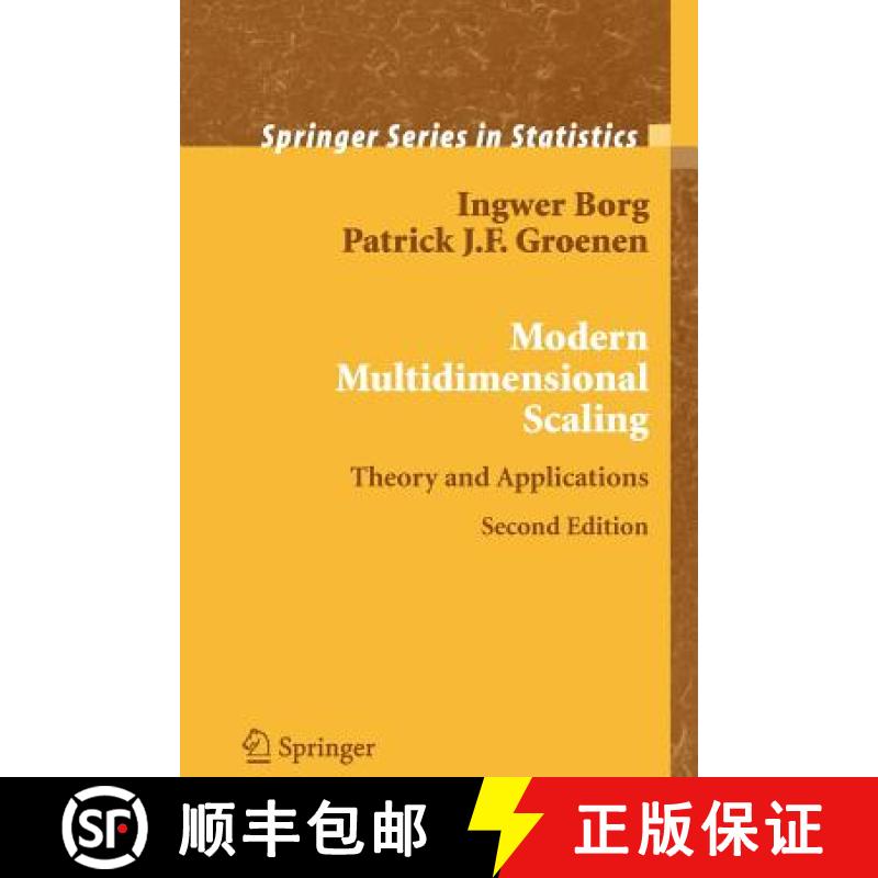 【3-4周达】Modern Multidimensional Scaling : Theory and Applications [9781441920461]