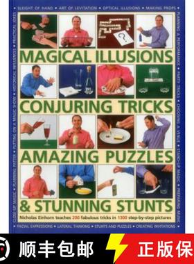 【3-4周达】Magical Illusions, Conjuring Tricks, Amazing Puzzles & Stunning Stunts: Nicholas Einhorn T... [9781780194493]