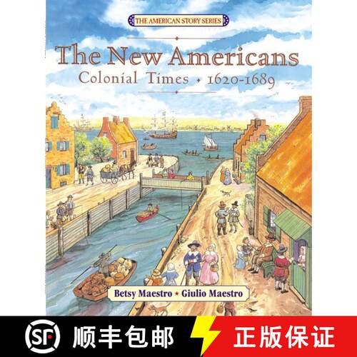 【3-4周达】The New Americans: Colonial Times: 1620-1689 [9780060575724]